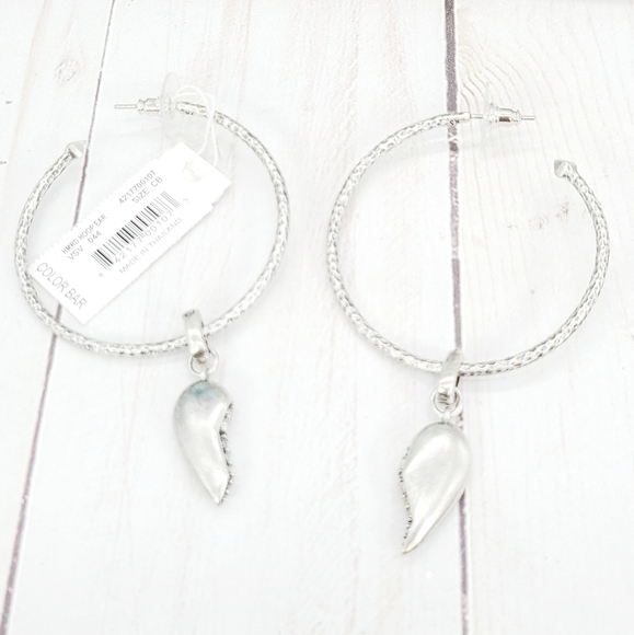 Kendra Scott Hoop Earrings Best Friend Charm Set